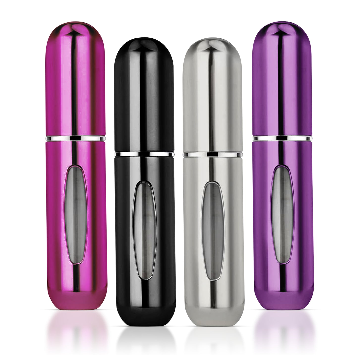 VuseOne Travel Perfume Atomizer Set - Portable Mini Refillable Spray Bottle 5ml for Perfumes and Fragrances